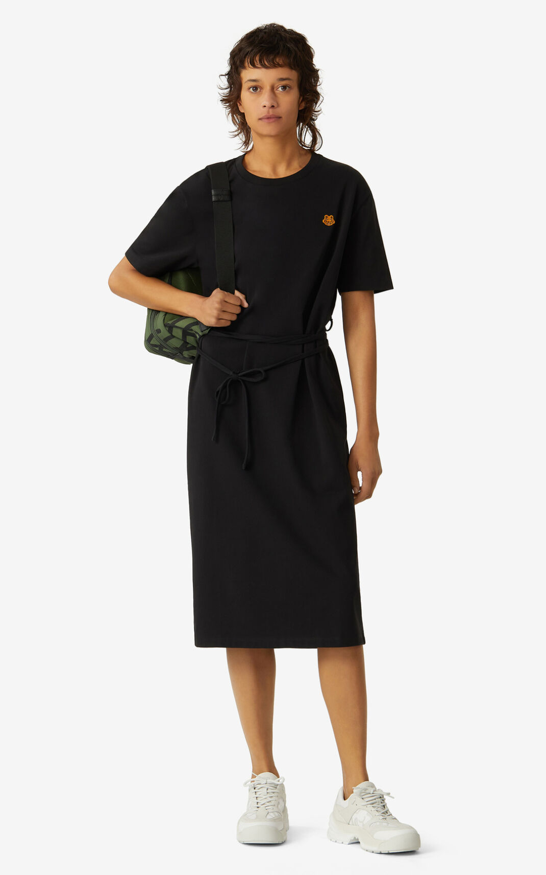 Vestidos Kenzo Tiger Crest T shirt Mujer Negras - SKU.6735800